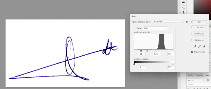 Imagen - Cómo eliminar el fondo de una firma a mano con Photoshop