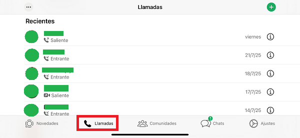 Imagen - ¿Dónde guarda WhatsApp las llamadas de voz?
