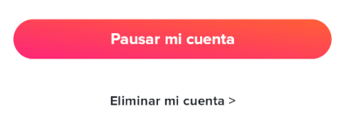 Imagen - Cómo pausar la cuenta de Tinder