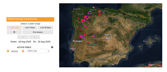 Imagen - Cómo seguir los incendios con la vista satelital de Copernicus