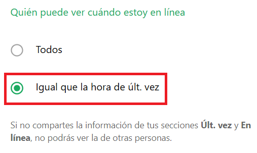 Imagen - Cómo ocultar &quot;en línea&quot; o &quot;última vez visto en línea&quot; en WhatsApp