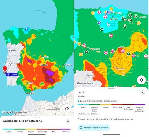 Imagen - Cómo ver la calidad del aire en Google Maps