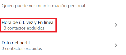 Imagen - Cómo ocultar &quot;en línea&quot; o &quot;última vez visto en línea&quot; en WhatsApp