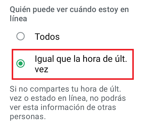 Imagen - Cómo ocultar &quot;en línea&quot; o &quot;última vez visto en línea&quot; en WhatsApp