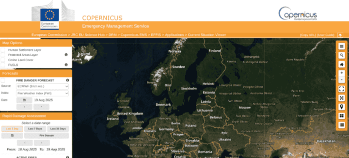 Imagen - Cómo seguir los incendios con la vista satelital de Copernicus
