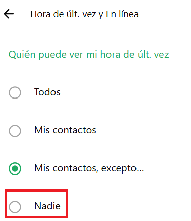 Imagen - Cómo ocultar &quot;en línea&quot; o &quot;última vez visto en línea&quot; en WhatsApp
