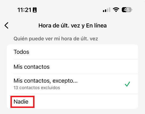 Imagen - Cómo ocultar &quot;en línea&quot; o &quot;última vez visto en línea&quot; en WhatsApp