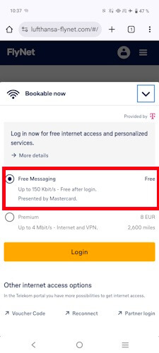 Imagen - Cómo tener Internet WiFi gratis en un vuelo de Lufthansa