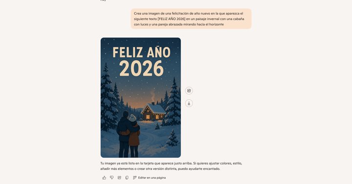 Imagen - C&oacute;mo crear las mejores felicitaciones de A&ntilde;o Nuevo con la IA