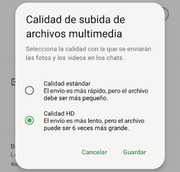 Imagen - Cómo enviar las fotos y vídeos en WhatsApp sin perder calidad por defecto