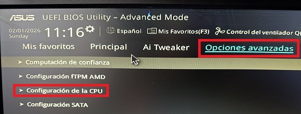 Imagen - Como activar virtualizaci&oacute;n en BIOS y UEFI con VT-x y AMD-V