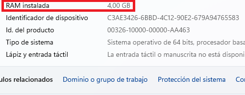 Imagen - &iquest;Cu&aacute;nta memoria RAM tiene mi PC?