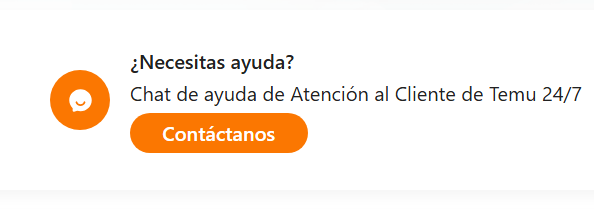Imagen - C&oacute;mo contactar con Temu: tel&eacute;fono, correo, chat...
