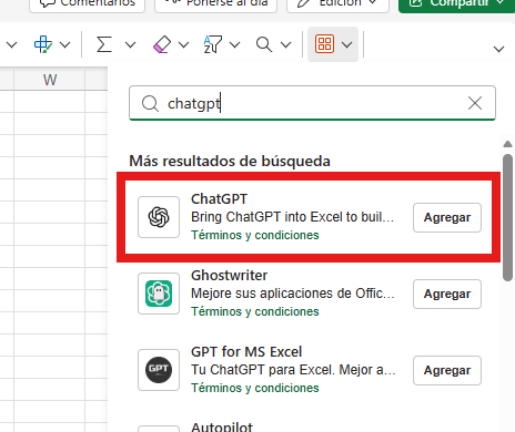 Imagen - C&oacute;mo usar ChatGPT en Excel y Google Sheets