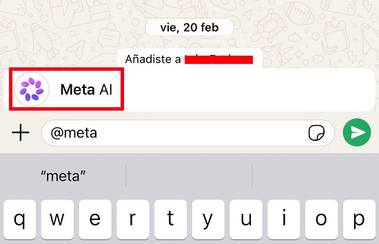 Imagen - C&oacute;mo usar Meta AI en un grupo de WhatsApp