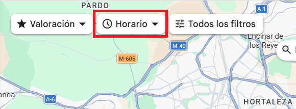 Imagen - C&oacute;mo buscar establecimientos abiertos por horario o en finde en Google Maps