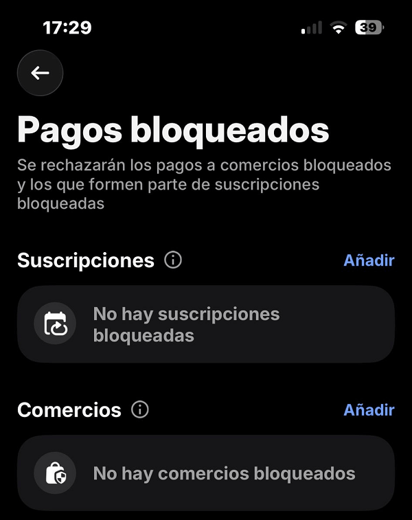 Imagen - C&oacute;mo desbloquear pagos de un comercio en Revolut