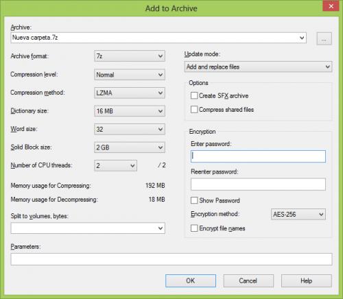 Imagen - Cómo crear un archivo comprimido con contraseña