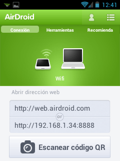 Imagen - Gestionar nuestro teléfono de forma inalámbrica con AirDroid