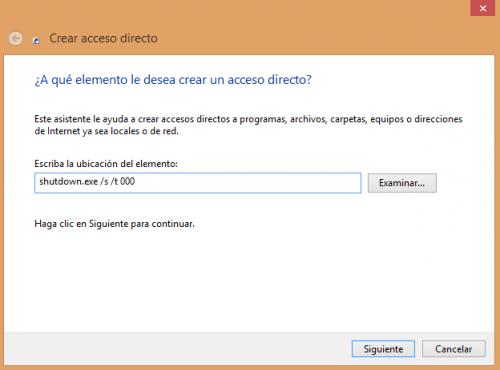 Imagen - Crear un acceso directo para apagar Windows