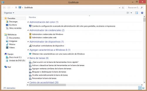 Imagen - Activar el Modo Dios en Windows 8