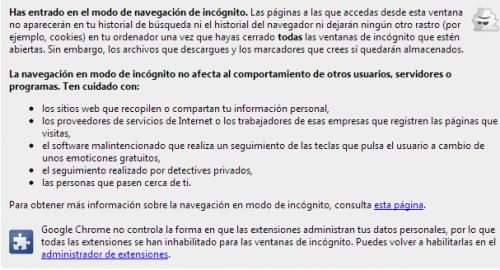 Imagen - Cómo abrir Chrome en modo incógnito
