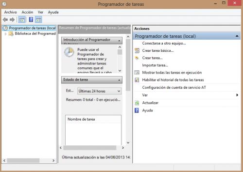 Imagen - C&oacute;mo usar el programador de tareas en Windows 8