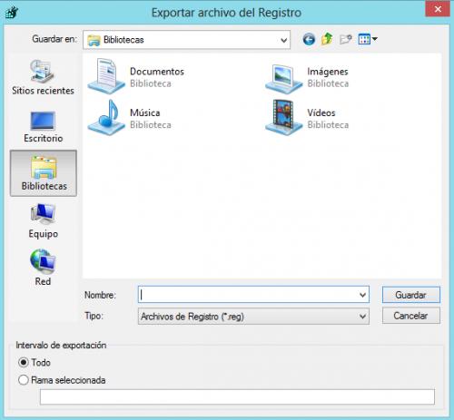 Imagen - C&oacute;mo crear una copia del registro en Windows 8
