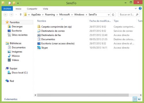 Imagen - A&ntilde;adir m&aacute;s opciones a la funci&oacute;n Enviar a