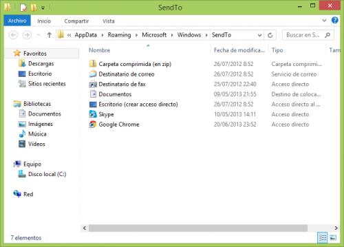 Imagen - A&ntilde;adir m&aacute;s opciones a la funci&oacute;n Enviar a