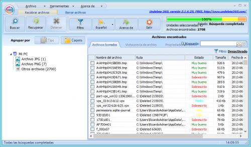 Imagen - Recuperar archivos borrados con Undelete 360