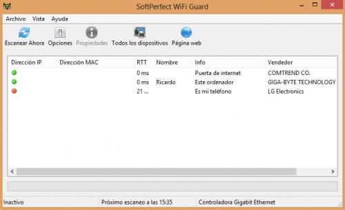Imagen - Comprobar quién accede a nuestra red WiFi con WiFi Guard