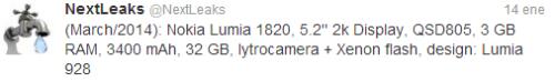 Imagen - Nokia Lumia 1820 y Lumia 1525, potencia y grandes pantallas