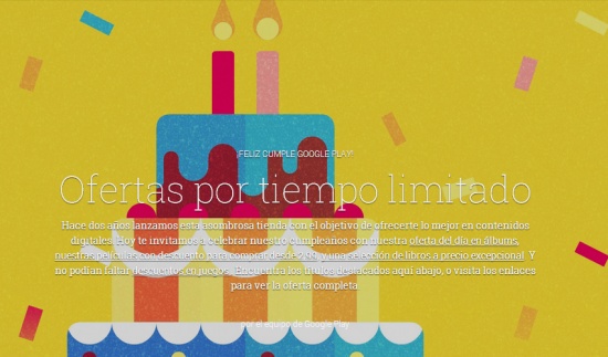 Imagen - Google Play celebra su segundo aniversario con descuentos