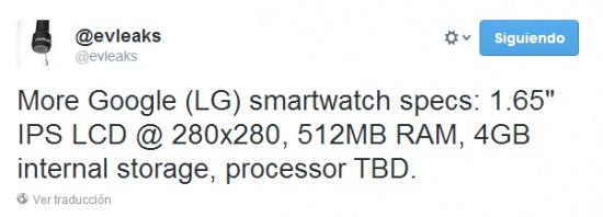 Imagen - Filtradas las caracter&iacute;sticas del Google Watch