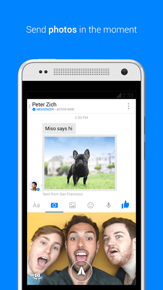 Imagen - Facebook Messenger se actualiza con selfies y m&aacute;s stickers