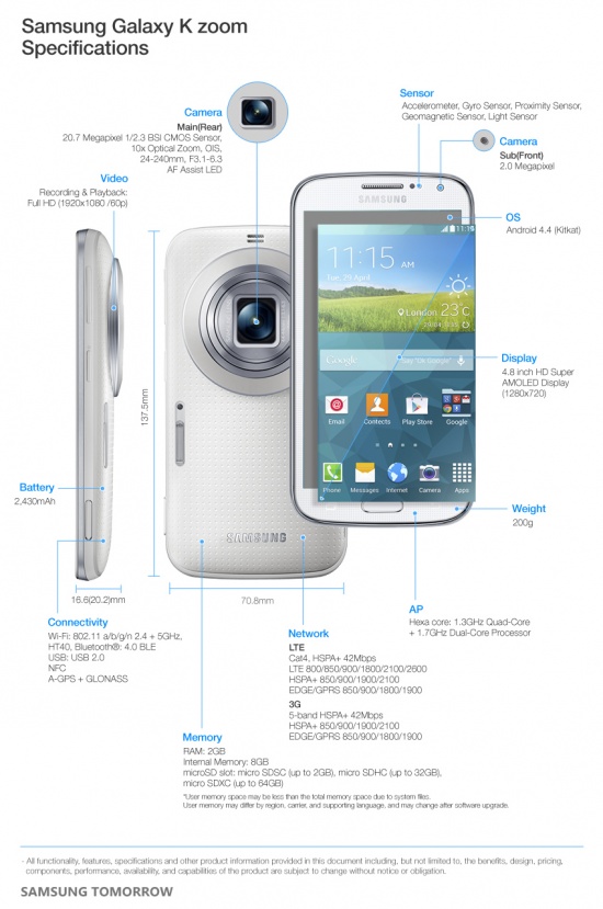 Imagen - Samsung Galaxy K Zoom, el sustituto del Galaxy S4 Zoom ya es oficial