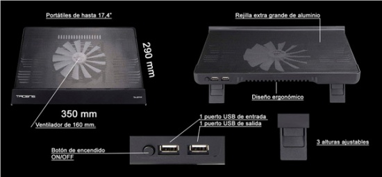Imagen - Review: Base refrigeradora Tacens Supra