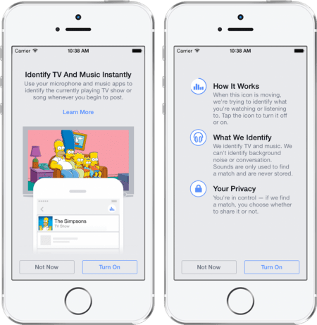 Imagen - Facebook reconocerá canciones, películas y series como Shazam