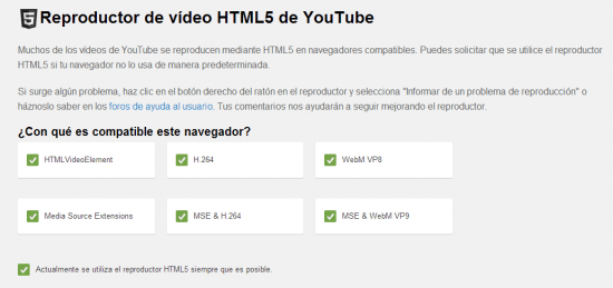 Imagen - YouTube utilizará el reproductor HTML 5 en vez de Flash