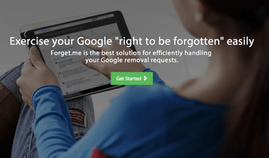 Imagen - Forget.me, una iniciativa que te ayuda a ejercer el derecho al olvido en Google