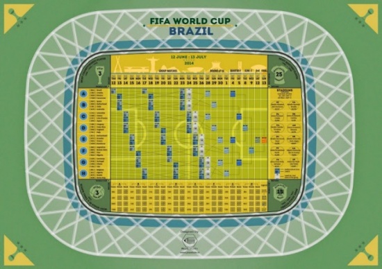 Imagen - El Mundial de Brasil 2014 en Google Calendar