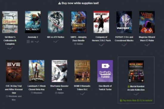 Imagen - 4 juegos, 6 DLC, un acceso Beta y un mes de Twitch Turbo por menos de un euro