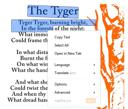 Imagen - Project Naptha nos permite copiar y editar texto a partir de imágenes