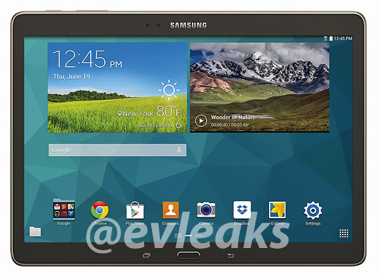 Imagen - Aparecen nuevas imágenes del Samsung Galaxy Tab S 10.5