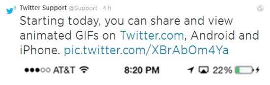 Imagen - Twitter ahora permite compartir gifs animados