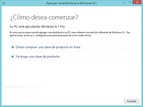 Imagen - Cómo actualizar Windows 8 a Windows 8 Pro