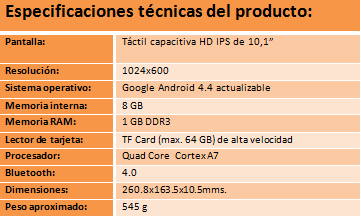 Imagen - Woxter presenta QX 101, su tablet de 10,1 pulgadas