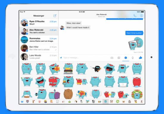 Imagen - Facebook Messenger ahora en el iPad