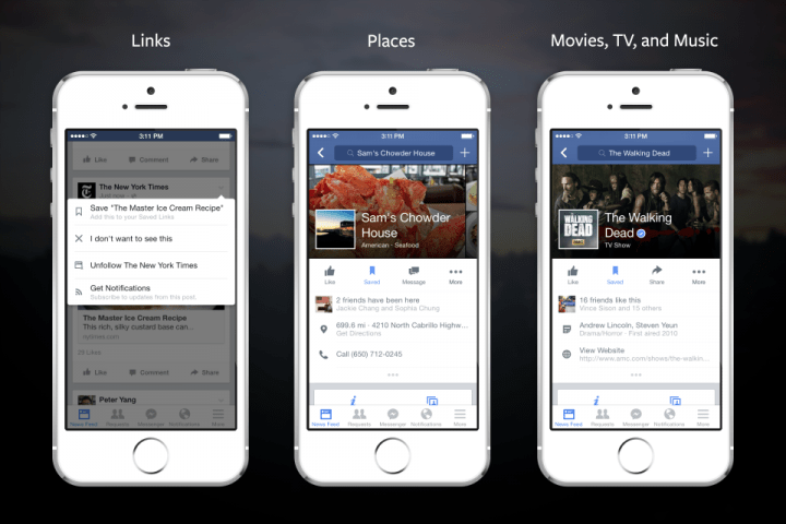 Imagen - Facebook incorpora la función &quot;guardar para ver después&quot;